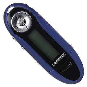 Lasonic MP-01GS 1GB USB MP3 Player w/FM/Voice Record (Blue)